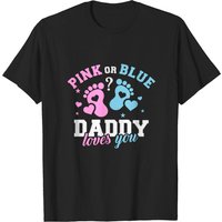 Gender Reveal Daddy Dad T-Shirt for Men — Mens T Shirts