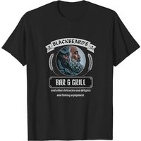 Blackbeard's Bar and Grill Men's T-Shirt - Our Flag Means Death — Mens T Shirts