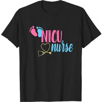 T-shirt NICU pour hommes - Tee noir en coton