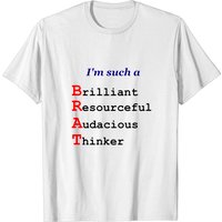 T-shirt pour hommes I'm Such A Brat Acrostic - Brat