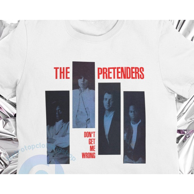 The Pretenders Vintage 80s Men's T-Shirt — Mens T Shirts