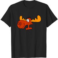 T-shirt pour hommes Bullwinkle en noir