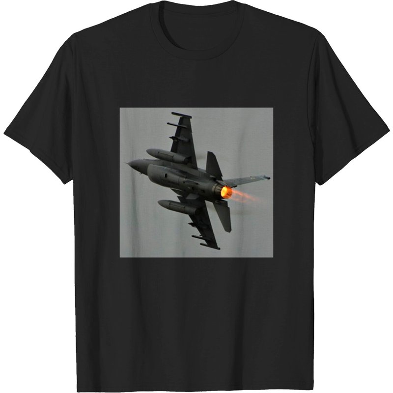 F-16 Afterburner Turn avec Vapeur - T-shirt pour hommes — T-shirts pour hommes