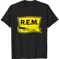 T-shirt pour hommes R.E.M. Out Of Time en noir — T-shirts pour hommes