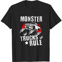 T-Shirt Monster Trucks Cadeau pour Hommes