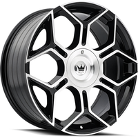 Mazzi 379 Libra Gloss Black Machined Rims 20x8.5 5x112 35 Offset — Wheels & Rims