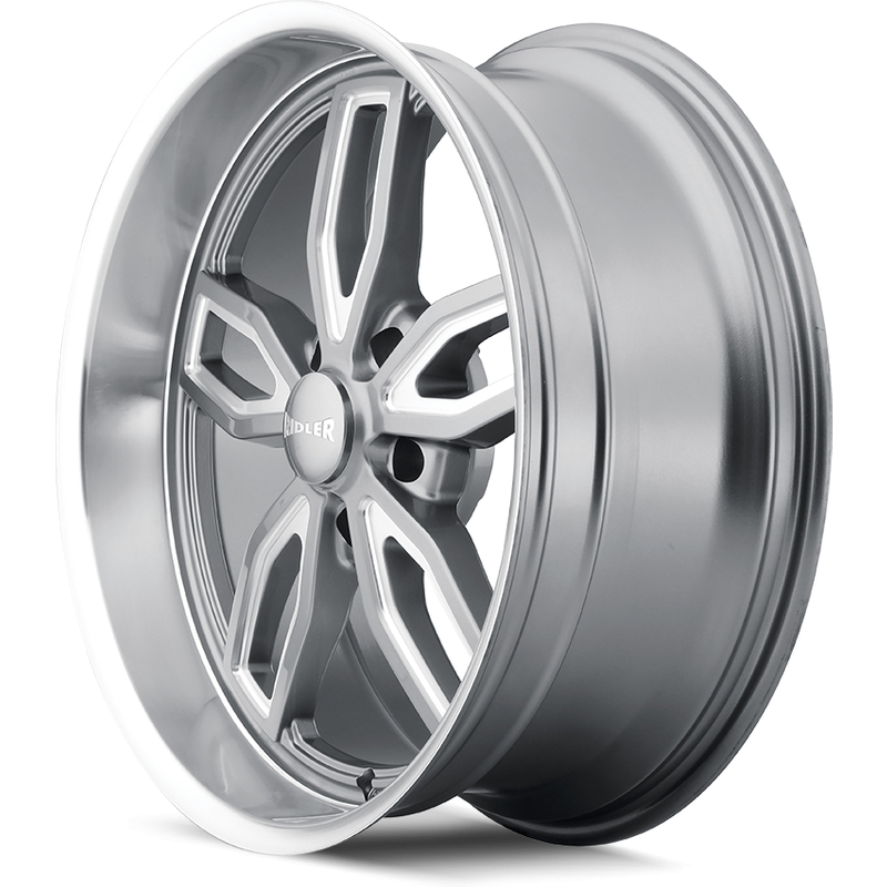 Ridler 608 Gray Milled Wheels - 20x10 - 5x120.65 Bolt Pattern — Wheels & Rims