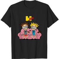 Boogvis & Boog-Head Ween T-Shirt for Men in Black