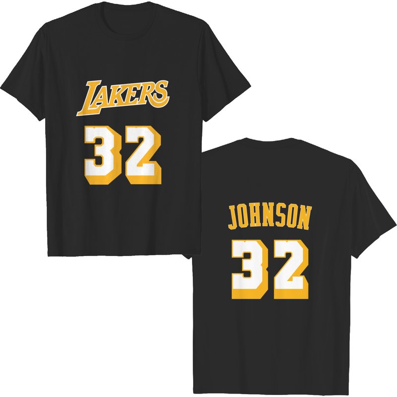 Magic Johnson Men's T-Shirt - Double Sided Jersey — Mens T Shirts