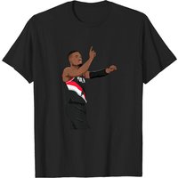 Damian Lillard 'Dametime' Men's T-Shirt in Black — Mens T Shirts