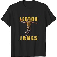 T-shirt pour hommes Lebron James en noir — T-shirts pour hommes
