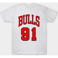 T-shirt pour hommes Dennis Rodman 91 Jersey