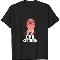 The Office Memes Dwight CPR Certified Men's T-Shirt — Mens T Shirts
