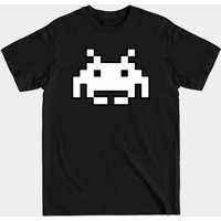 T-shirt pour hommes Space Invaders en noir