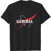 Kerbal NASA Logo T-Shirt for Men - Black