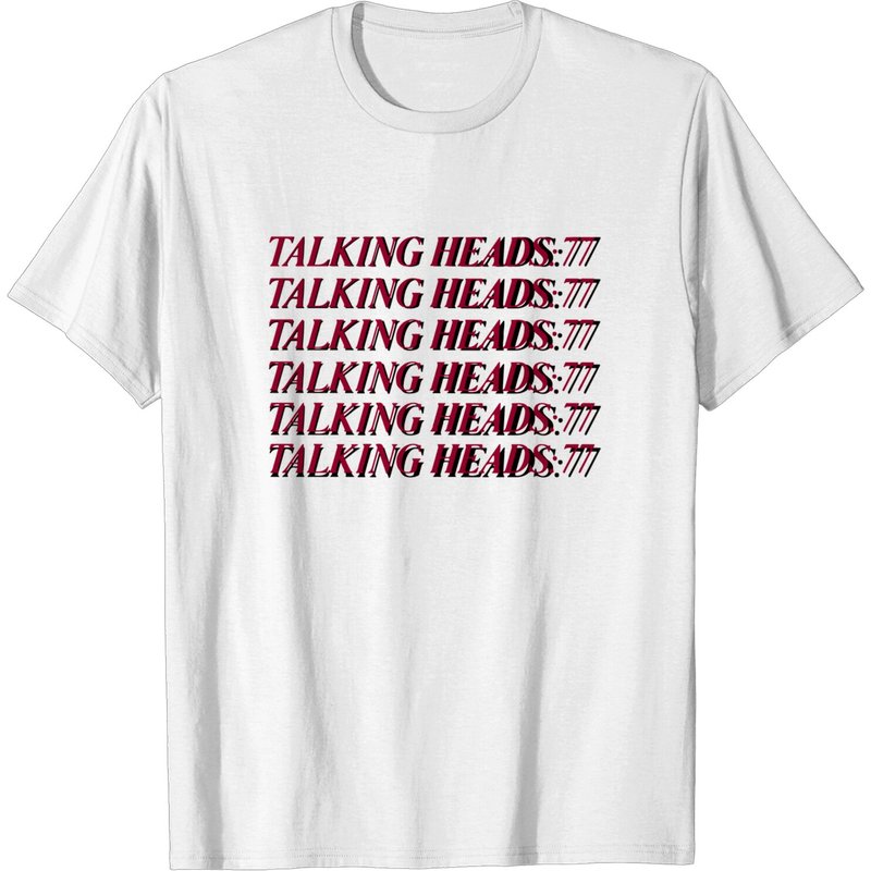 T-shirt de la bande Talking Heads pour hommes - Style hipster boho — T-shirts pour hommes