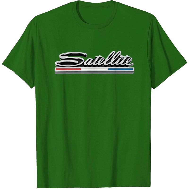 T-shirt pour hommes avec logo script Plymouth Satellite