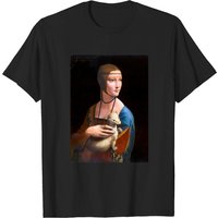 T-shirt pour homme Lady with an Ermine de Leonardo Da Vinci