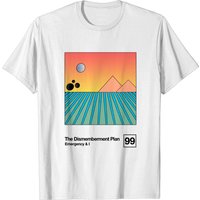 T-shirt Minimaliste avec Graphisme de The Dismemberment Plan pour Hommes