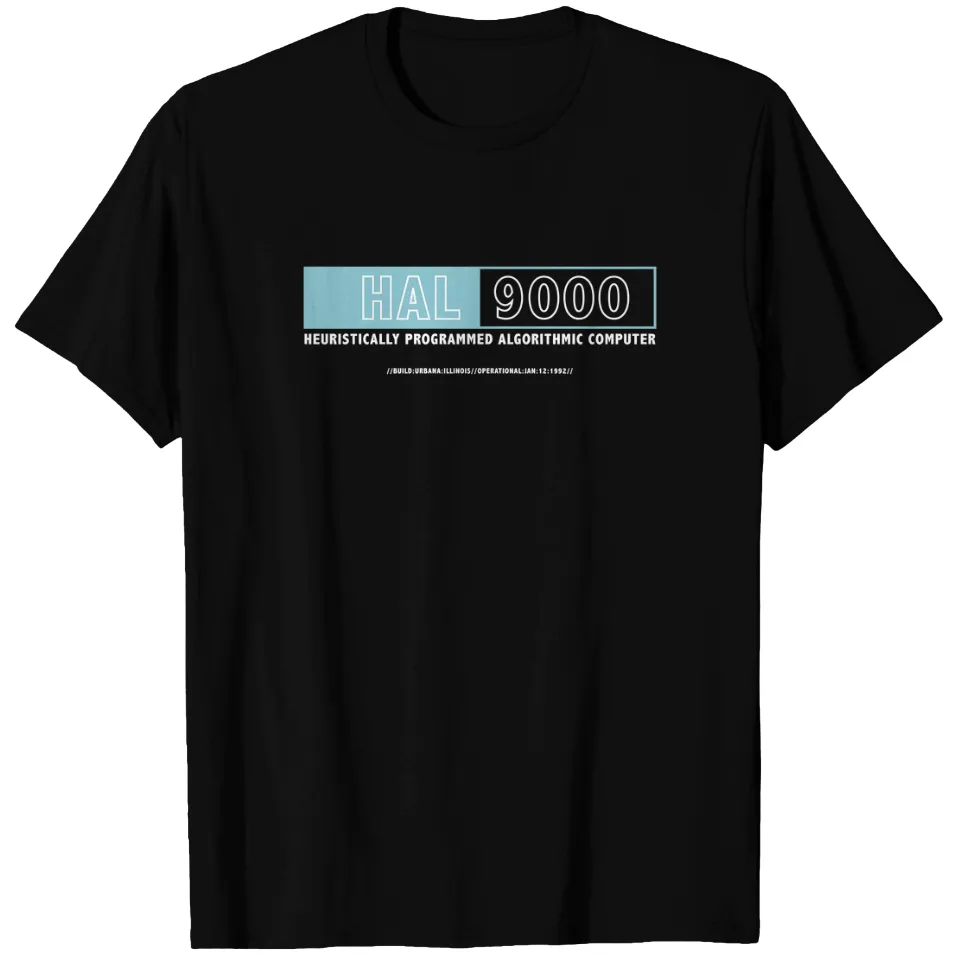 2001 A Space Odyssey Hal Computer Logo Men's T-Shirt — Mens T Shirts