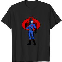Cobra Commander Helmet T-Shirt for Men in Black