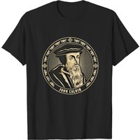 T-shirt noir pour hommes John Calvin — T-shirts pour hommes