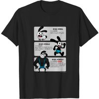 T-shirt pour hommes Oswald Evolutions en noir — T-shirts pour hommes
