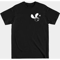 T-shirt graphique cœur blanc Oswald pour hommes - Oswald le lapin chanceux — T-shirts pour hommes