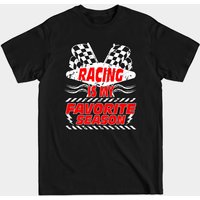 T-shirt pour hommes avec design de voiture de course - Racing Is My Favorite Season — T-shirts pour hommes