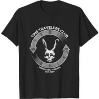 T-shirt noir pour hommes Time Travelers Club (Darko) - 28064212