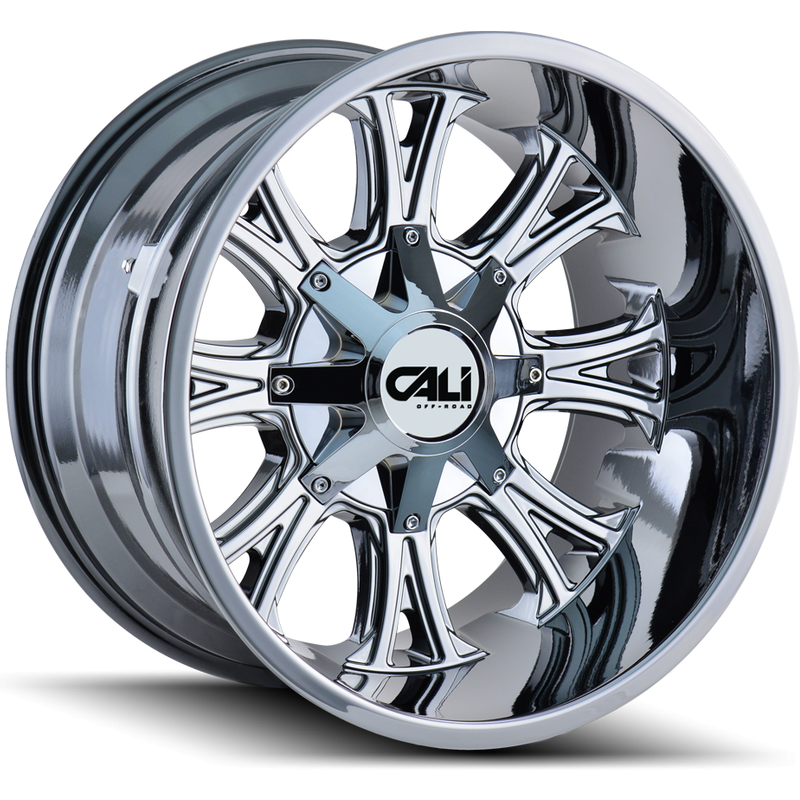 Cali Off Road 9101 Americana Chrome Wheels - 22x14 - 6x135 -76 Offset — Wheels & Rims
