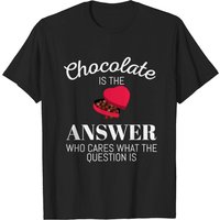T-Shirt Citation Amoureux du Chocolat pour Hommes — T-shirts pour hommes