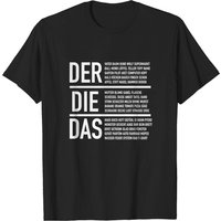 German Language Cheatsheet Graphic T-Shirt for Men — Mens T Shirts