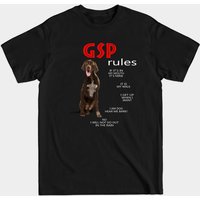 T-shirt pour hommes Pointer Allemand en noir