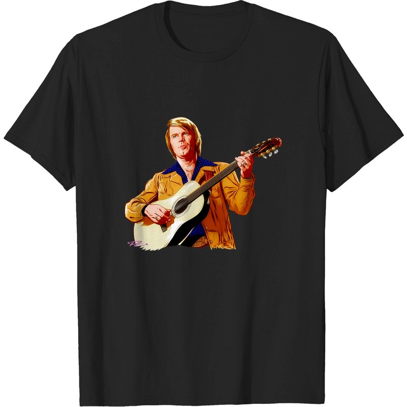 Glen Campbell - Une illustration par Paul Cemmick - T-shirt pour hommes — T-shirts pour hommes