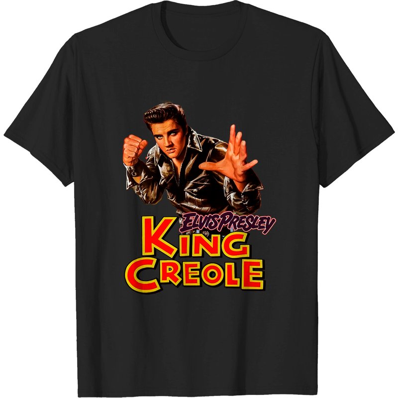 Elvis King Creole Men's T-Shirt in Black — Mens T Shirts