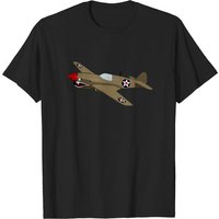 T-shirt Flying Tiger Avion WW2 pour hommes — T-shirts pour hommes