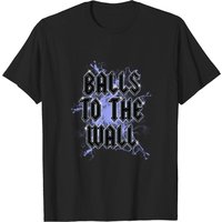 T-shirt pour hommes Balls To The Wall en noir — T-shirts pour hommes