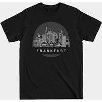 T-shirt Skyline de Francfort pour hommes — T-shirts pour hommes