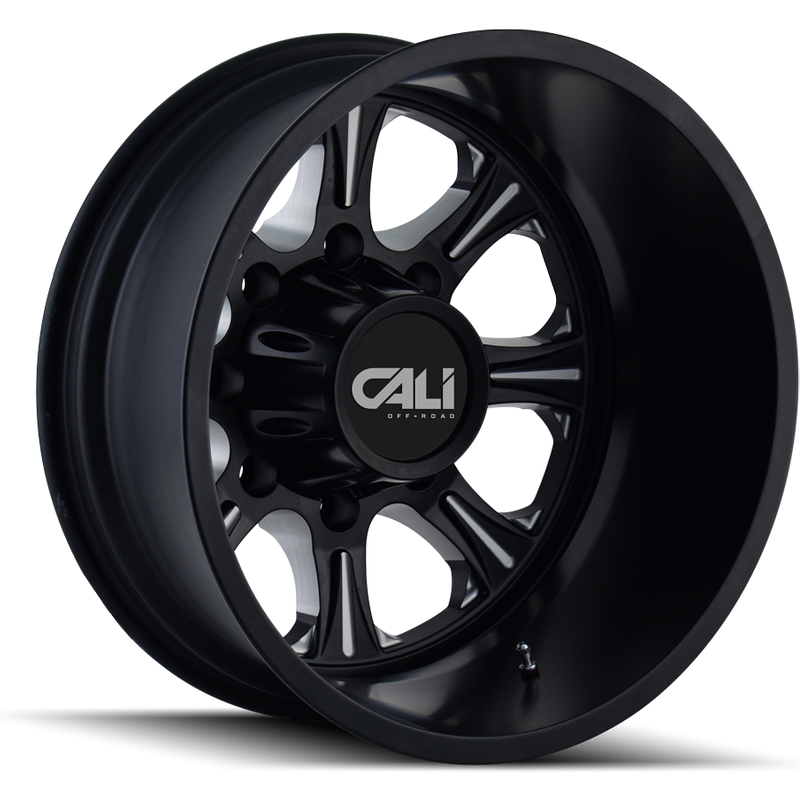 Cali Off Road 9105 Brutal Gloss Black Milled Wheels 22x8.25