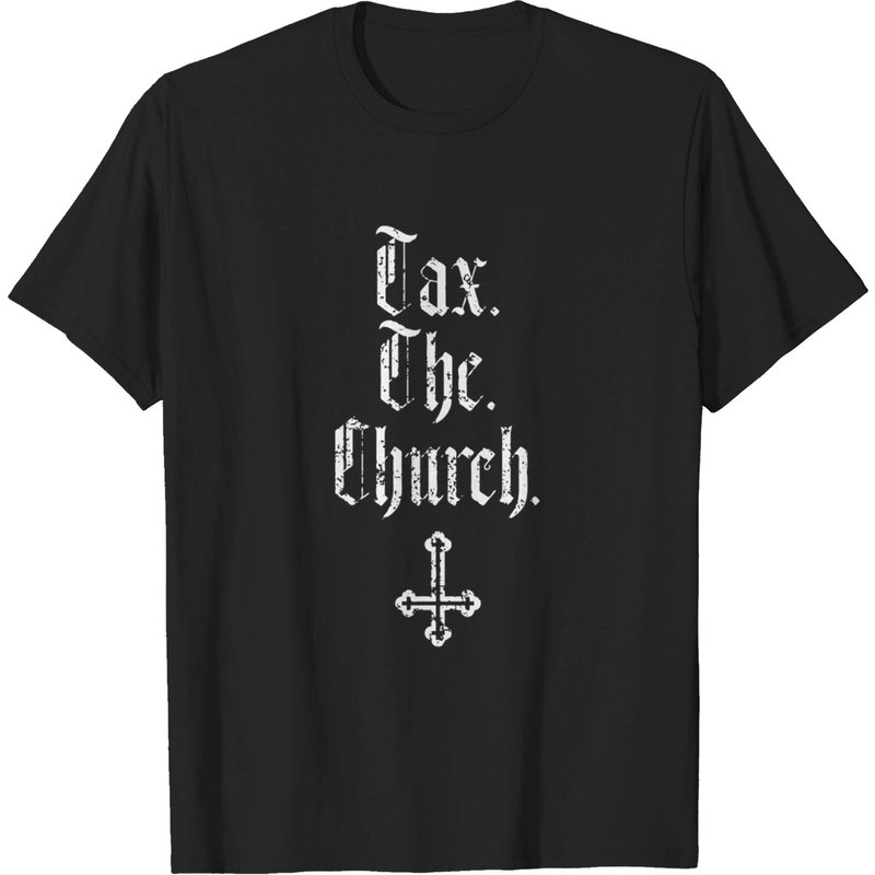 Tax The Church - T-shirt Sataniste pour hommes — T-shirts pour hommes