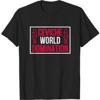 T-shirt pour hommes Ceviche World Domination Peru — T-shirts pour hommes