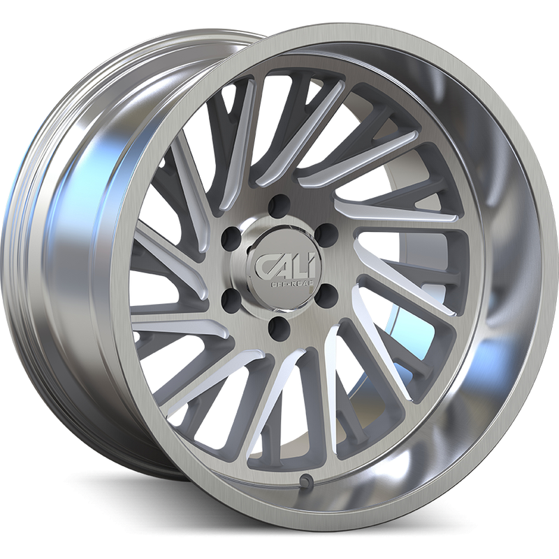 Cali Off Road 9114 Purge Brushed 20x10 Rims - 6x135 Bolt Pattern — Wheels & Rims