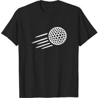 Golf Ball Golf T-Shirt for Men in Black