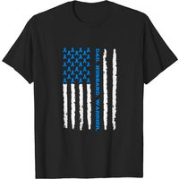 Prostate Cancer Dad Husband Warrior T-Shirt for Men