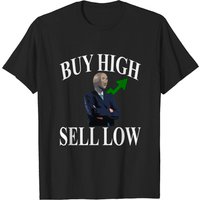 Buy High Sell Low - Stonks T-shirt pour hommes — T-shirts pour hommes