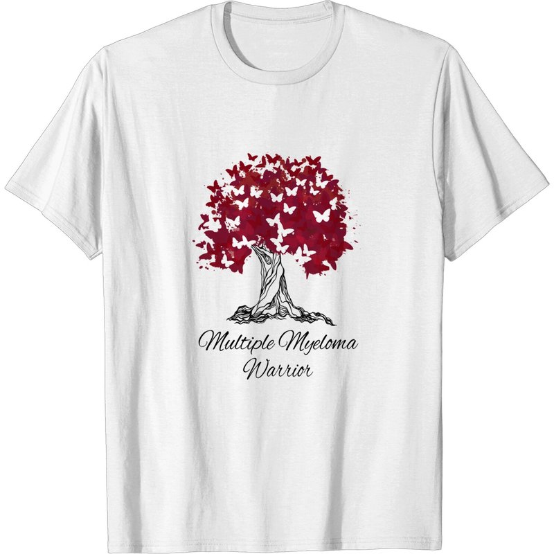Multiple Myeloma Warrior Butterfly Support Men's T-Shirt — Mens T Shirts