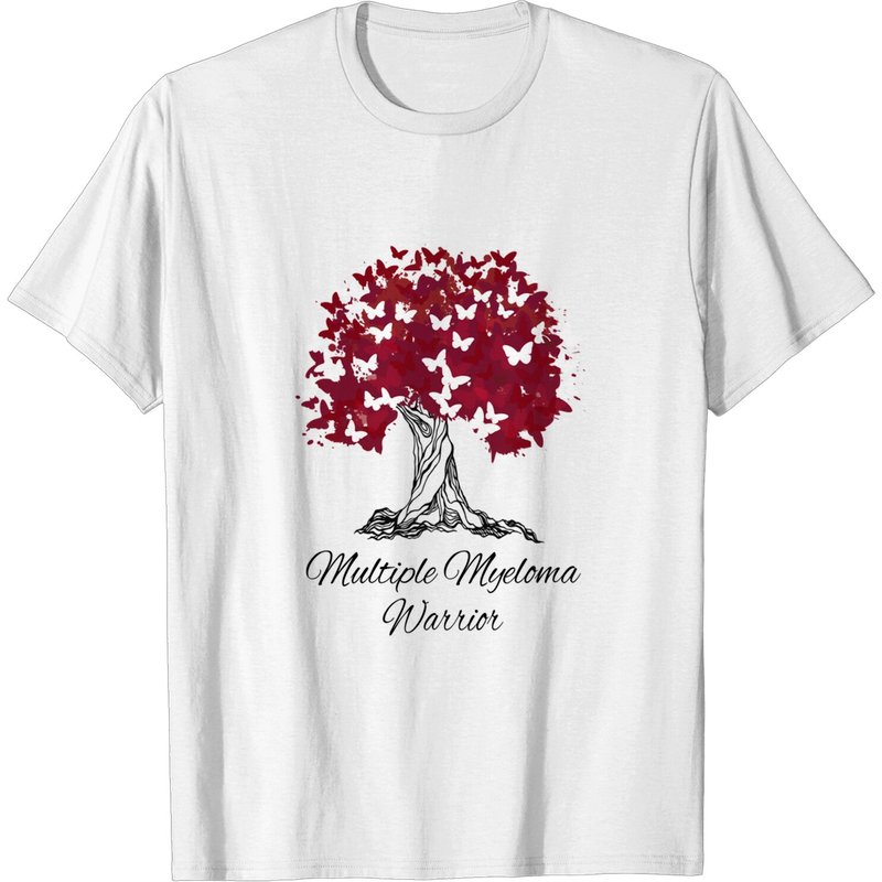 Multiple Myeloma Warrior Butterfly Support Men's T-Shirt — Mens T Shirts