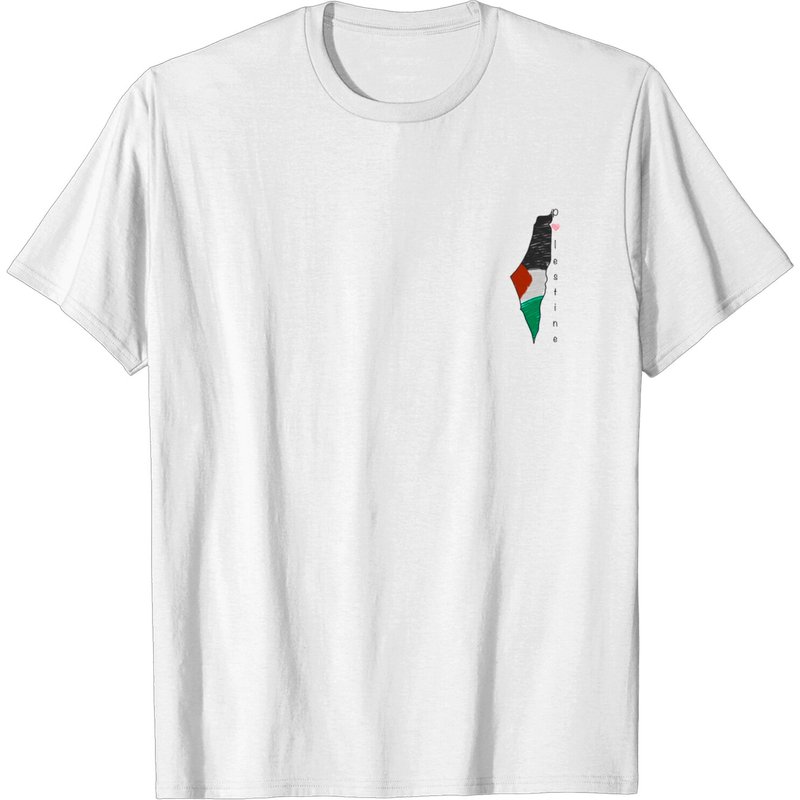 Palestine Map Men's T-Shirt