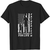 T-shirt pour hommes pour la fête des pères en noir — T-shirts pour hommes